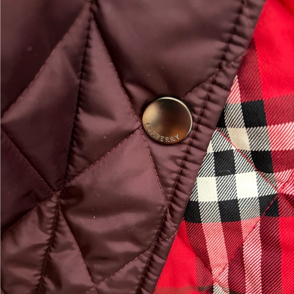 Burberry - Burberry Dorset Quilted Jacket Size Medium Color: Rubus - Picture 11 of 12